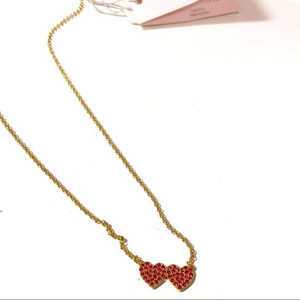 Kate Spade Yours Truly Pave Heart Pendant Necklace - Picture 5 of 5